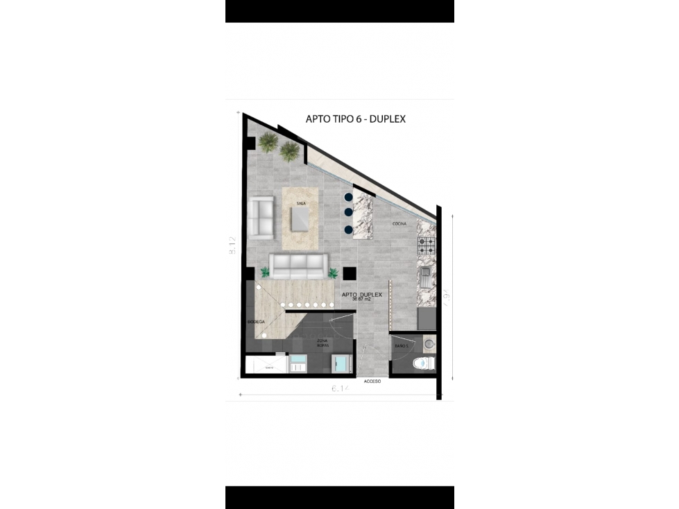 APARTAESTUDIOS EN VENTA CANTERBURY - POPAYAN - 5