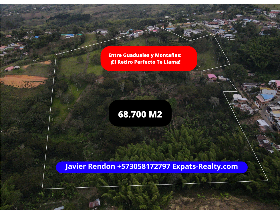Lote en Venta La Cumbre, Valle del Cauca Entre Guaduales y Montañas - 1