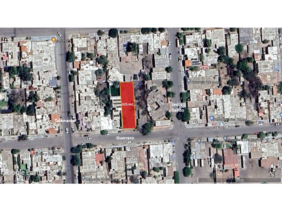 SE VENDE TERRENO EN EL CENTRO DE NAVOJOA - 1