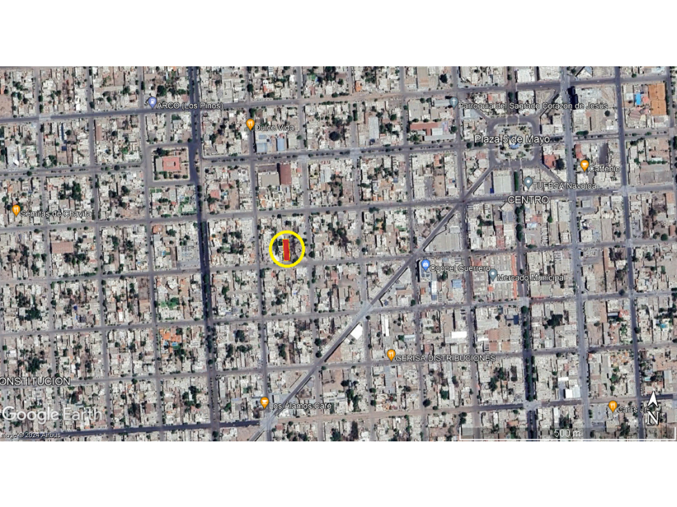 SE VENDE TERRENO EN EL CENTRO DE NAVOJOA - 2