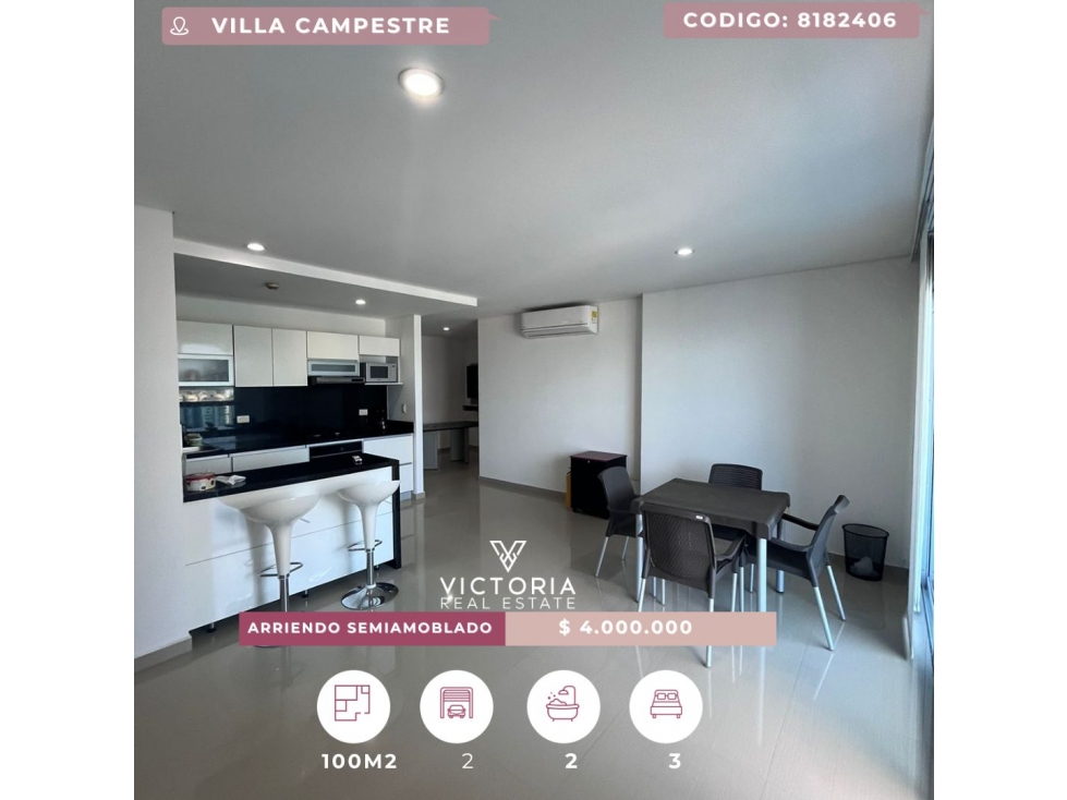 Alquiler de apartamento - Villa Campestre