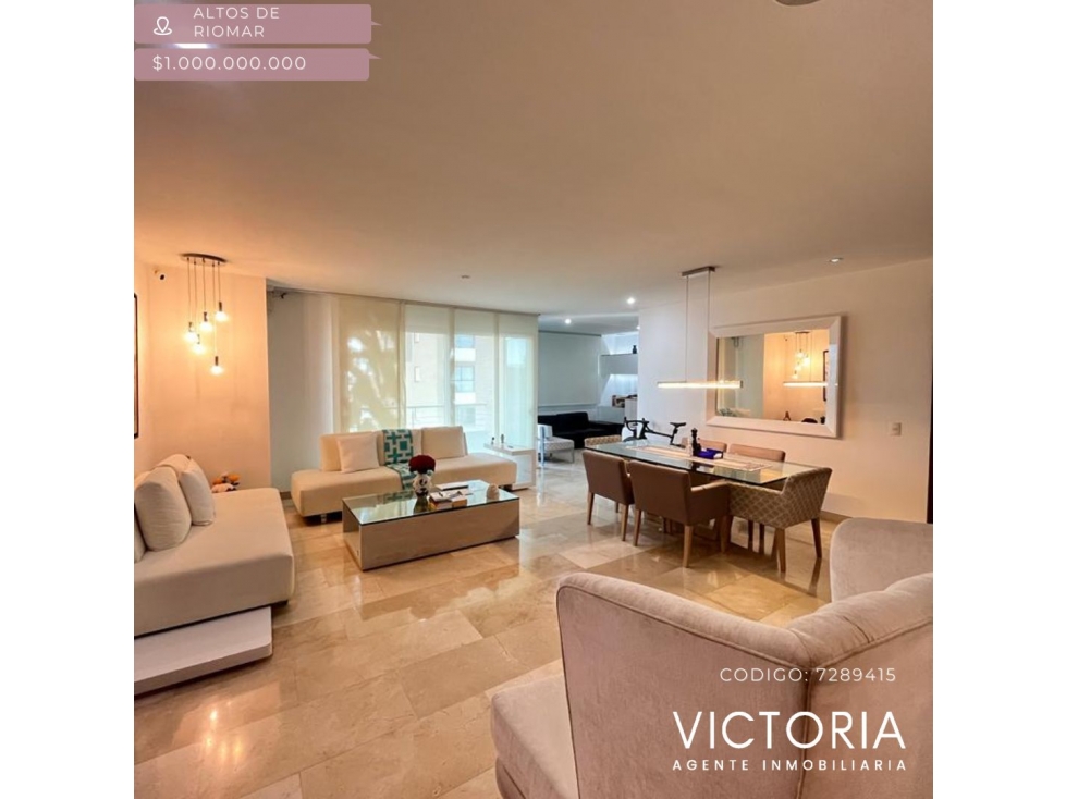 Venta de apartamento - Altos de Riomar