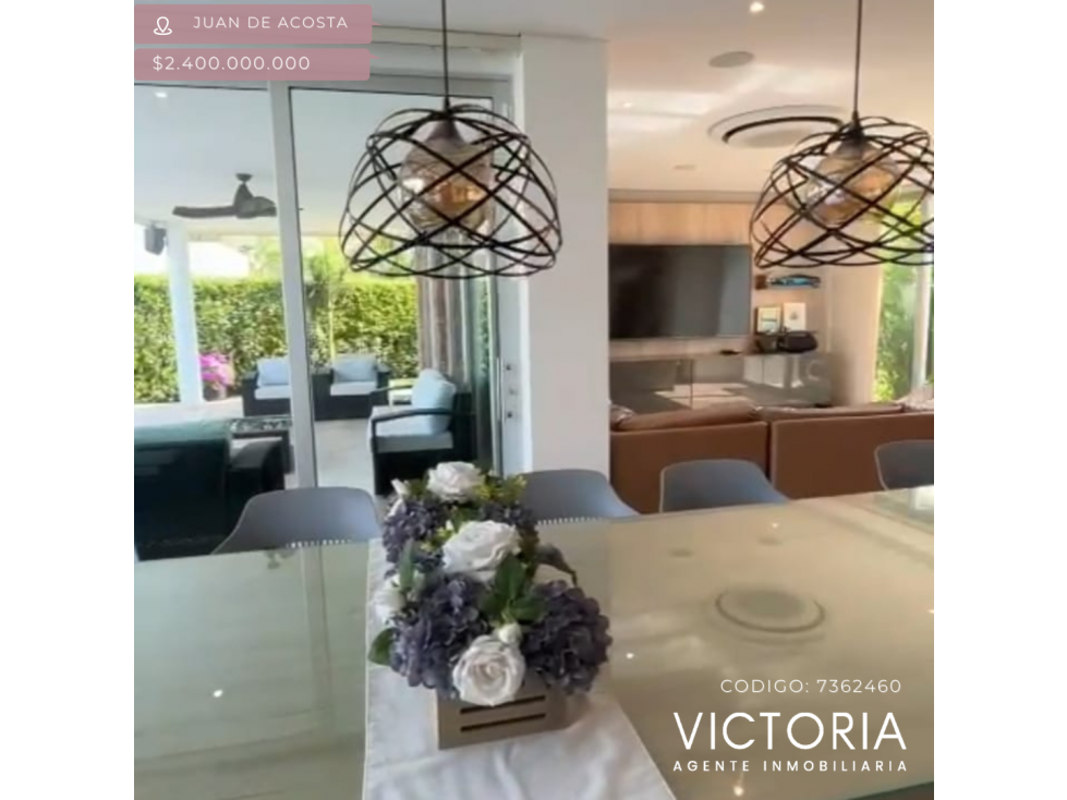 Venta de casa - Juan de Acosta - 1