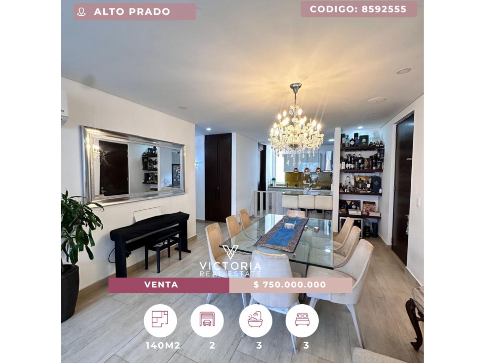 Venta de apartamento - Alto Prado