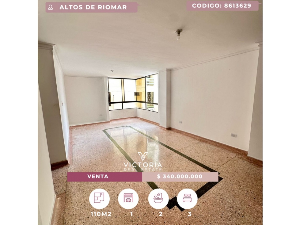 Venta de apartamento - Altos de Riomar