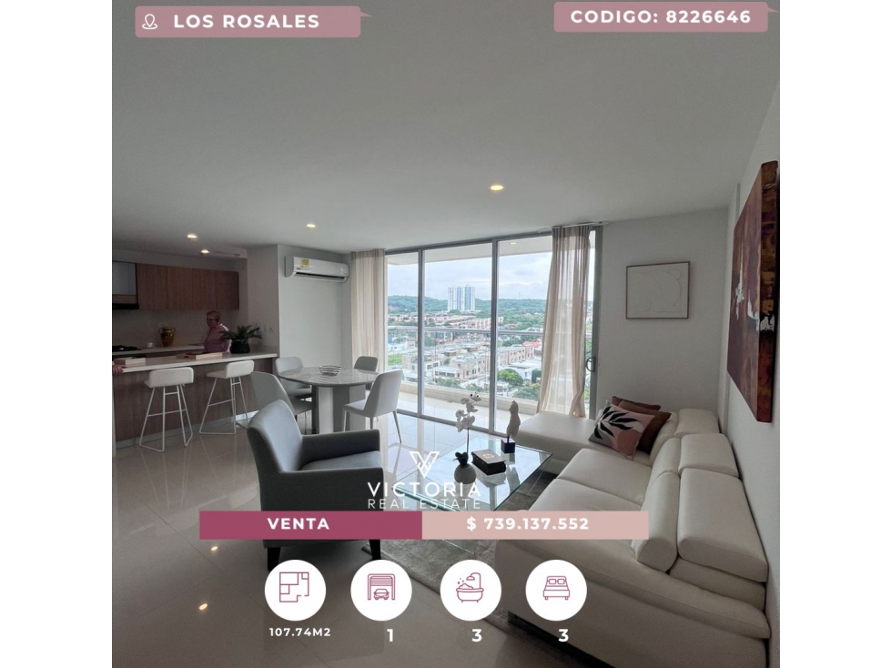 Venta de apartamento - Alto de los Rosales