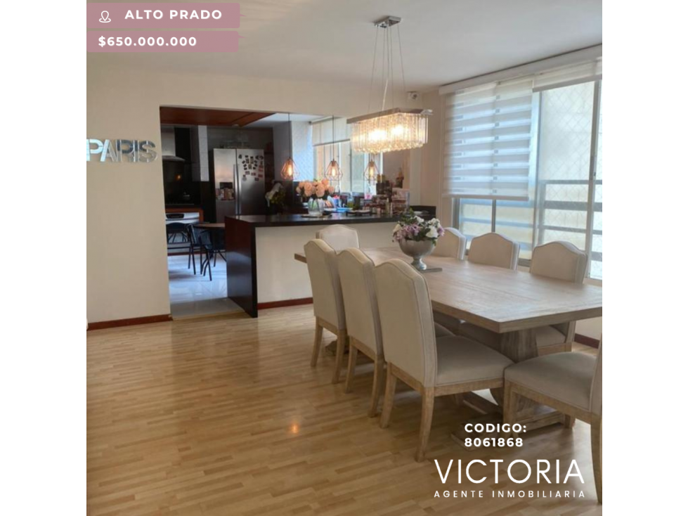 Venta de apartamento - Alto Prado