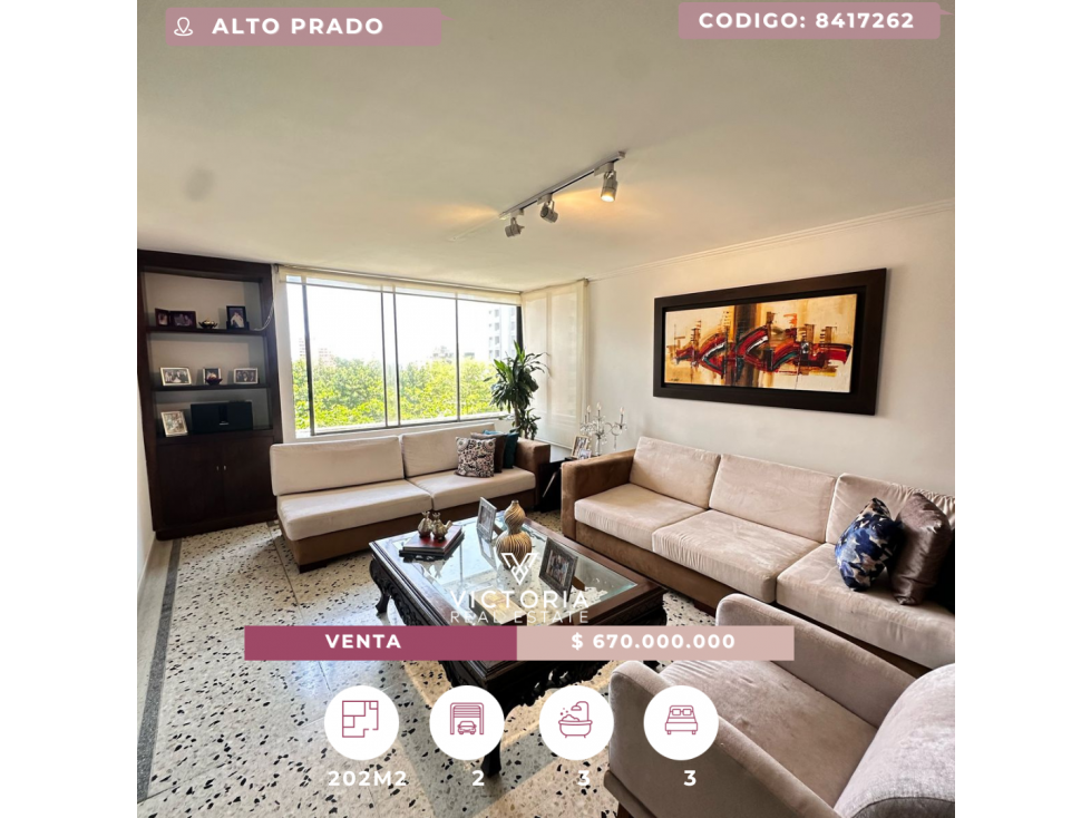 Venta de apartamento - Alto Prado