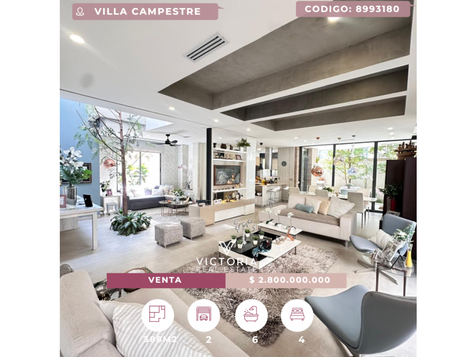 Venta de casa - Villa Campestre