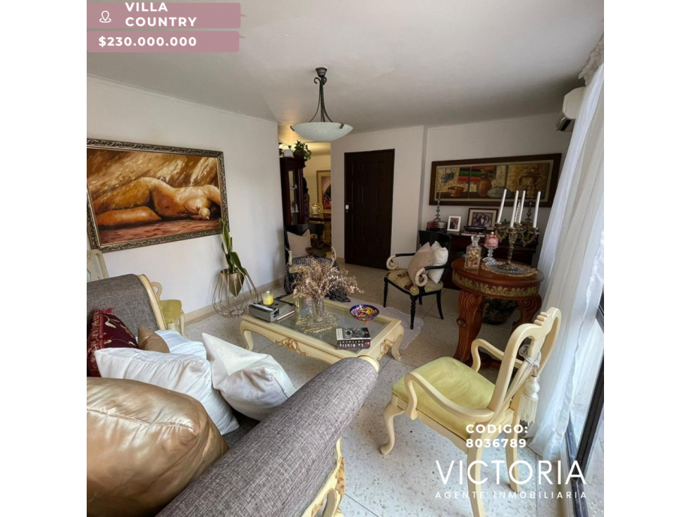 Venta de apartamento - Villa country
