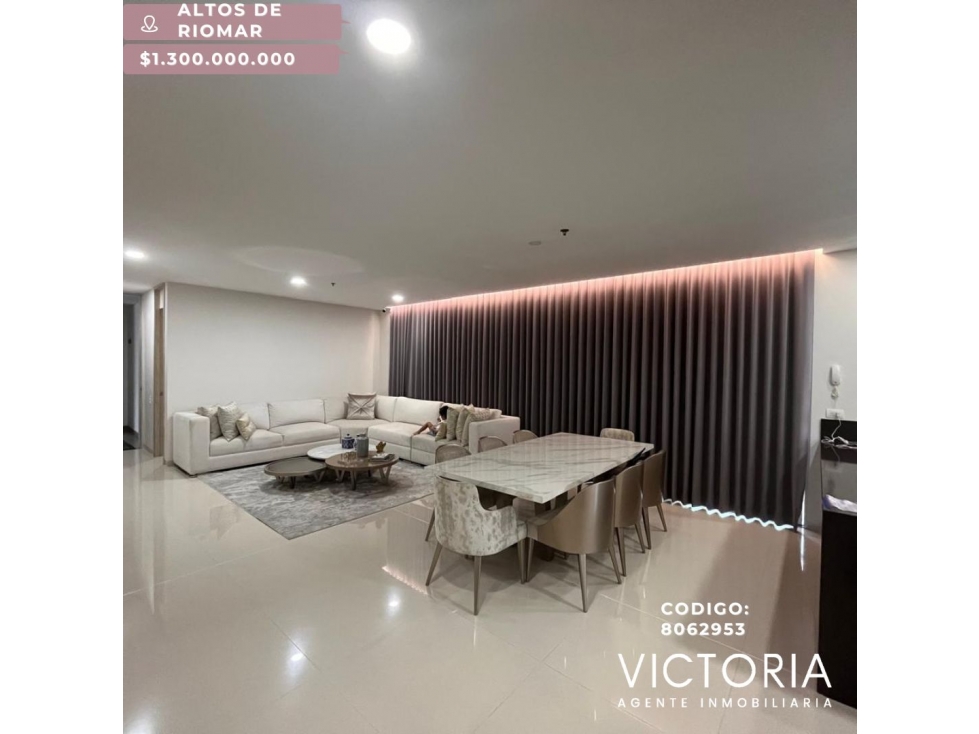 Venta de apartamento - Altos de Riomar
