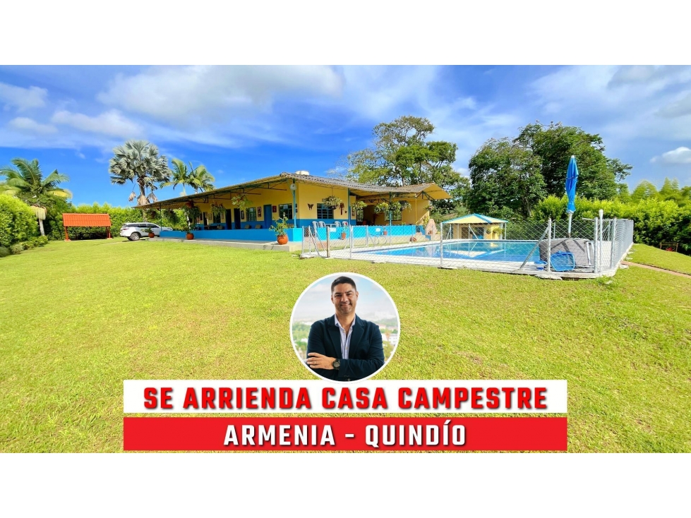 SE ARRIENDA CASA CAMPESTRE EN ARMENIA, QUINDÍO, COLOMBIA - 1
