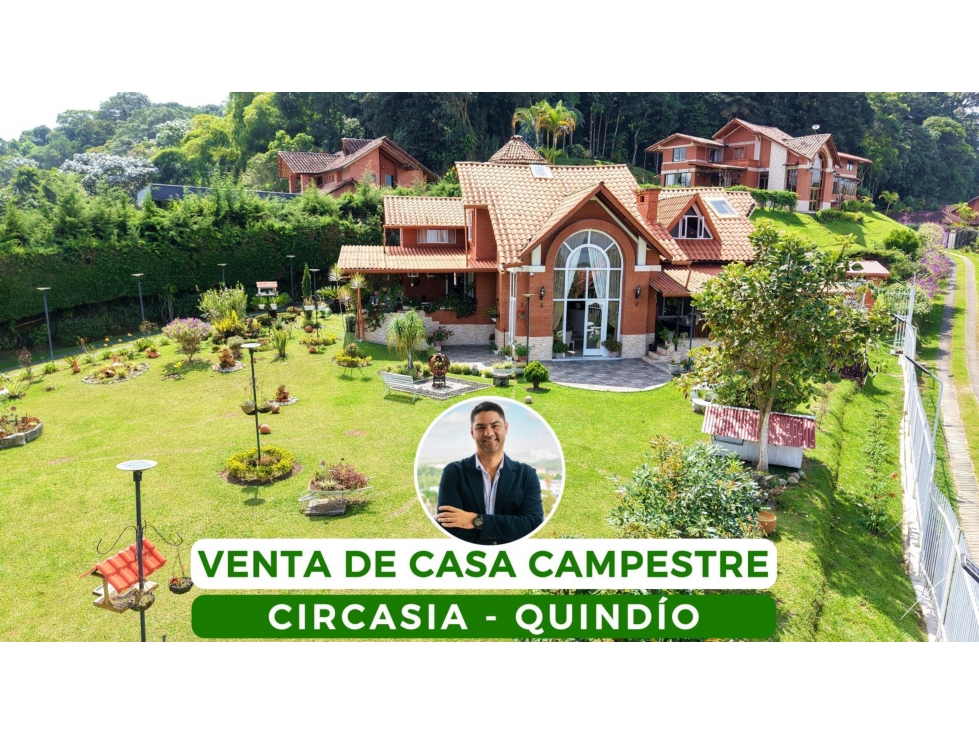 VENTA DE CASA CAMPESTRE EN CIRCASIA, QUINDÍO, COLOMBIA