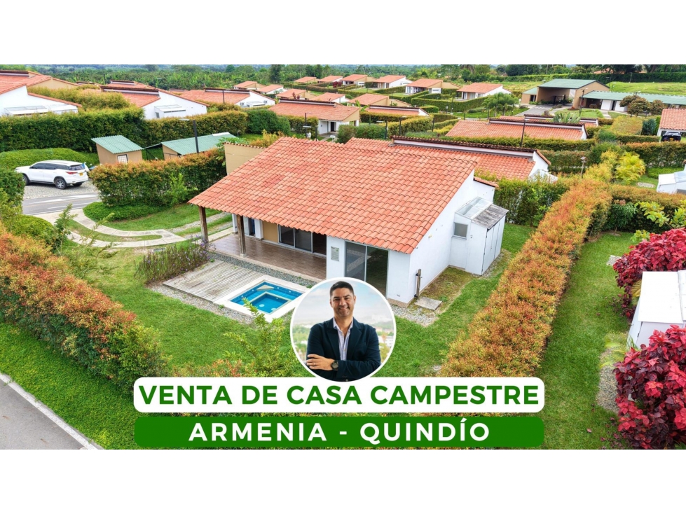 VENTA DE CASA CAMPESTRE EN ARMENIA, QUINDÍO, COLOMBIA