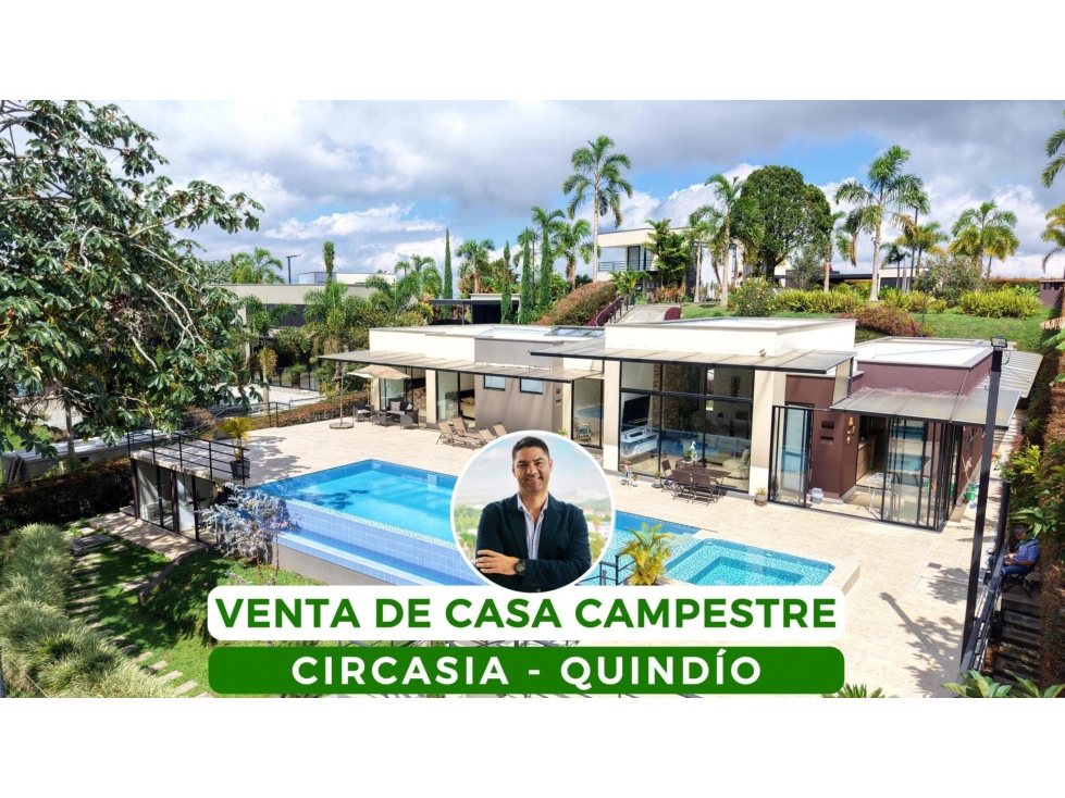 VENTA DE CASA CAMPESTRE EN CIRCASIA, QUINDÍO, COLOMBIA
