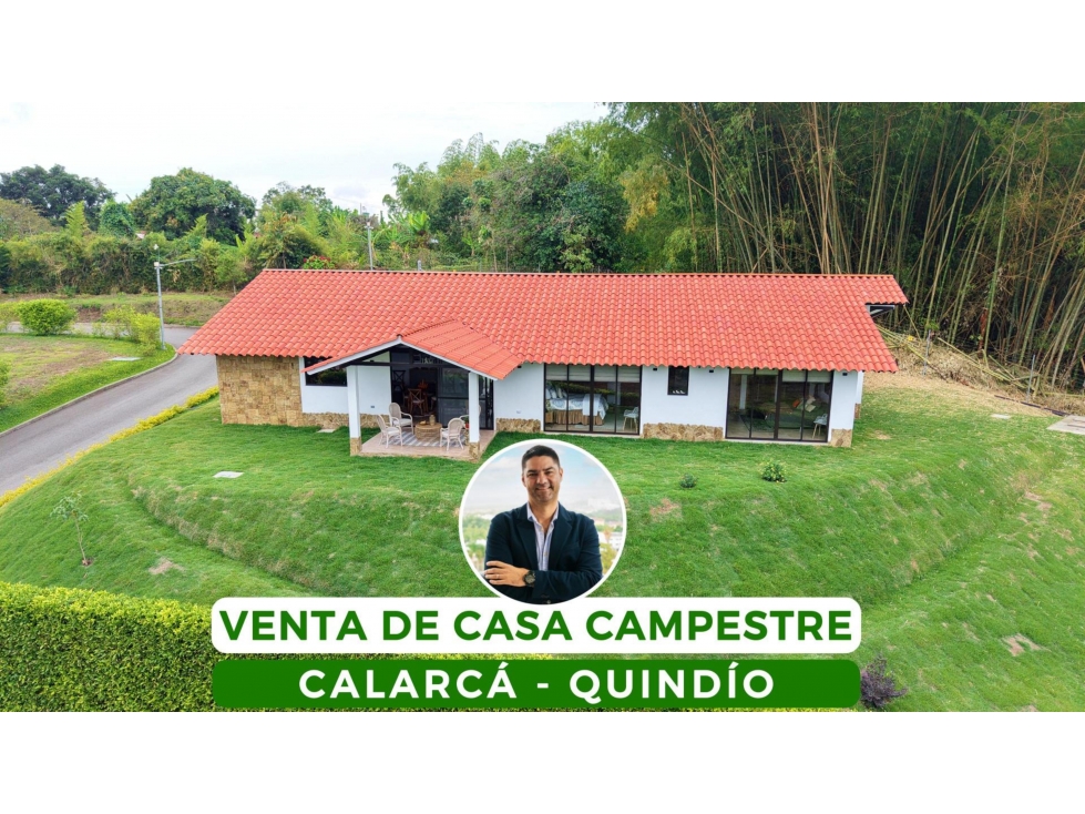 VENTA DE CASA CAMPESTRE EN CALARCÁ, QUINDÍO, COLOMBIA - 1