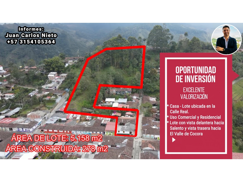 VENTA DE CASA - LOTE EN SALENTO, QUINDÍO, COLOMBIA - 3