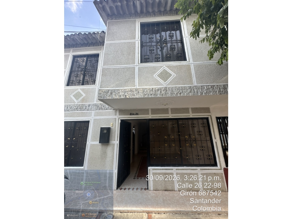 CASA EN ARRIENDO EN VILLA CAMPESTRE GIRON