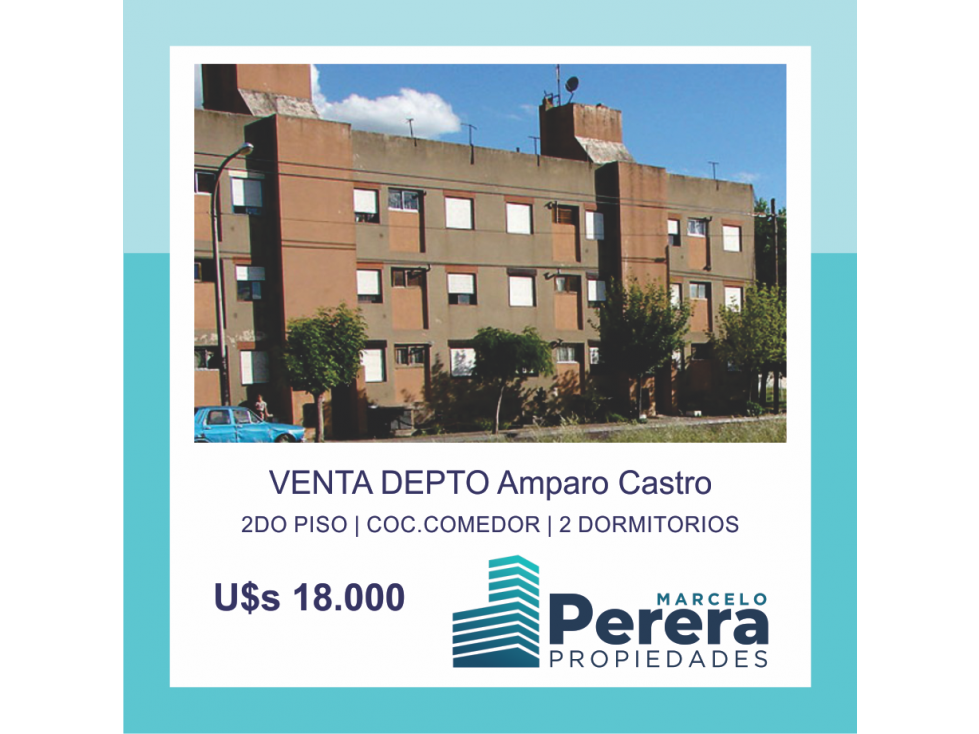 Venta | Dpto| 2 dorm | Brio Amparo Castro rn - 1