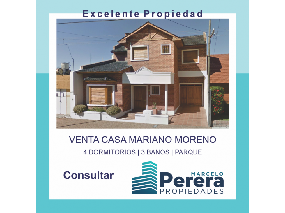 Venta | Casa | 4 dorm | Mariano Moreno - 1