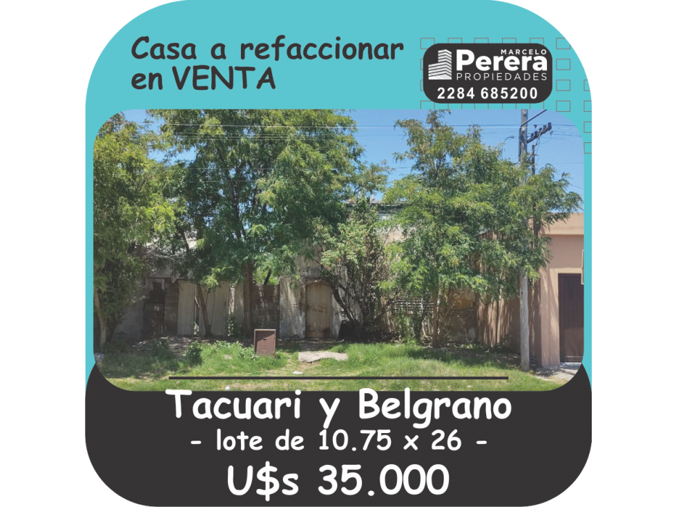 Venta | Casa | 1 dorm | a refaccionar nr - 1