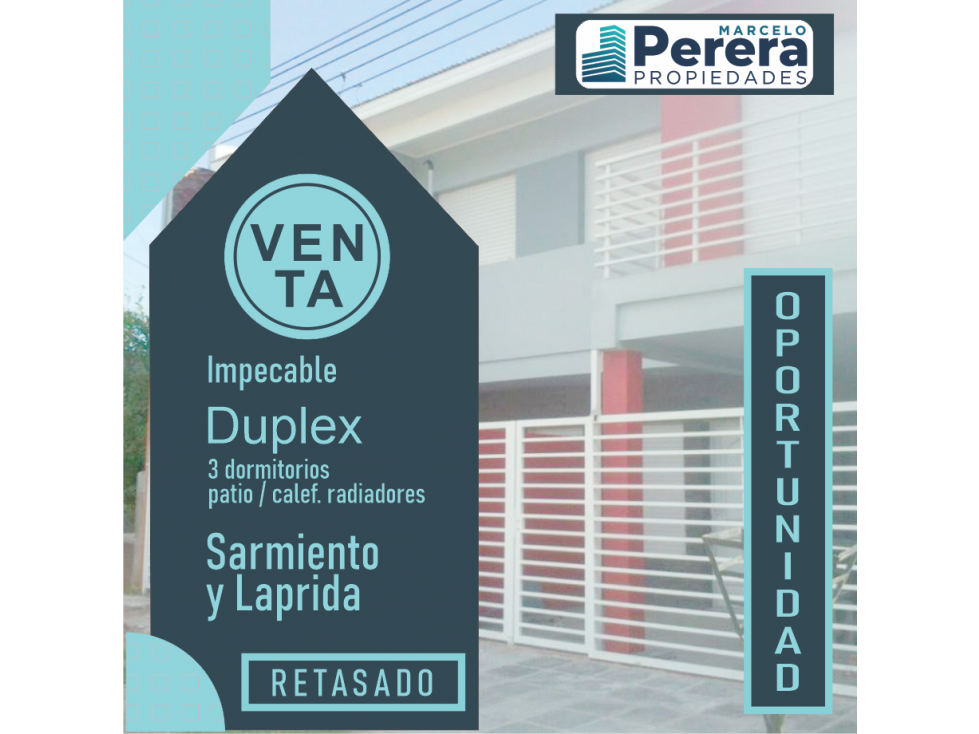 Venta | Duplex | 3 dorm | Sarmiento y Laprida - 1