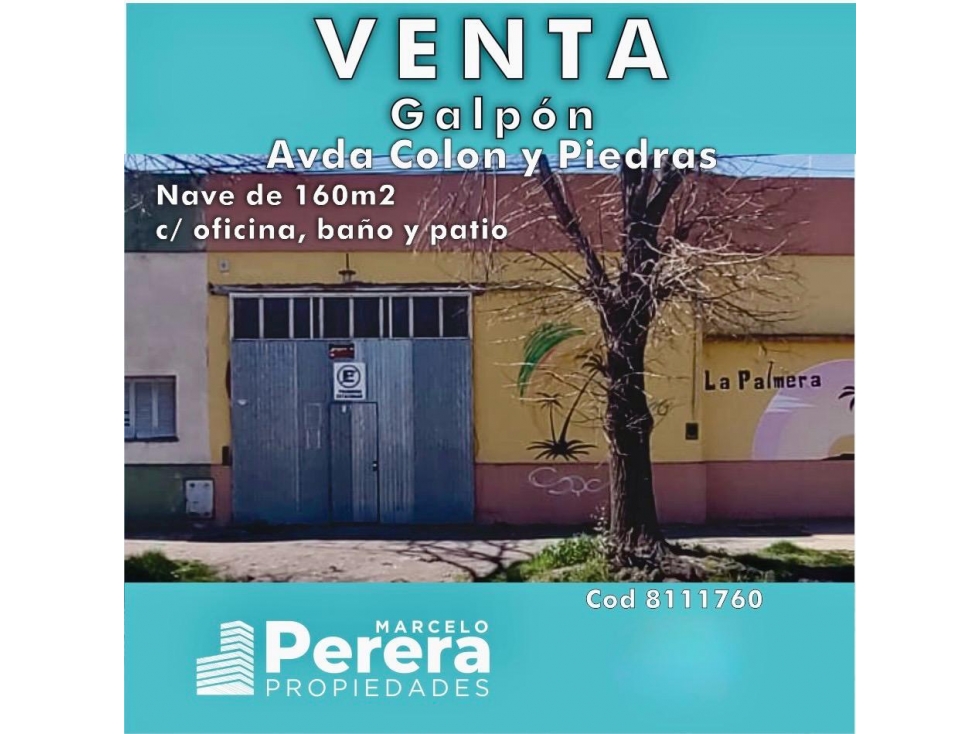 OPORTUNIDAD - Galpón sobre Av Colon y Piedras - 1