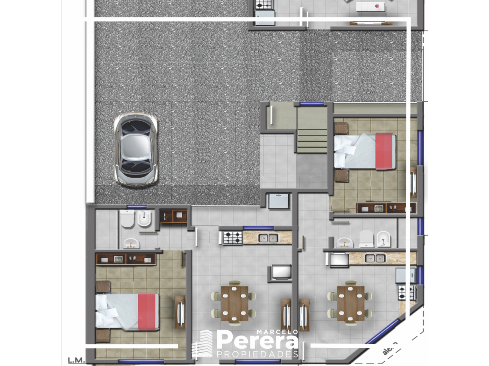 Venta | Depto | 1 dorm | al pozo - 4