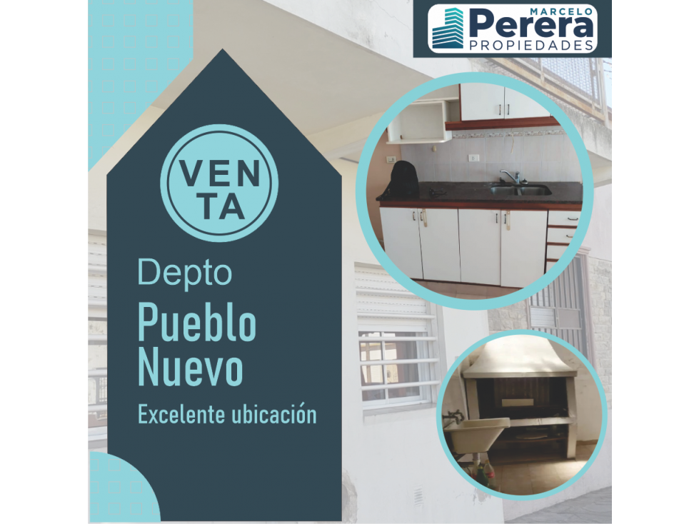 Venta | Depto| 2 dorm | Pueblo Nuevo - 1