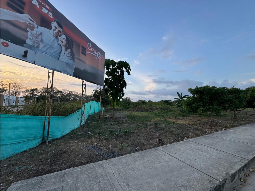 LOTE ESQUINERO EN URBANIZACION NUEVA VENTA EN CERETE - 1