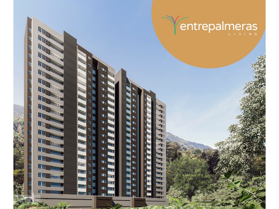 Venta Apartamento Estrenar La Estrella ENTRE PALMERAS en Obra Gris