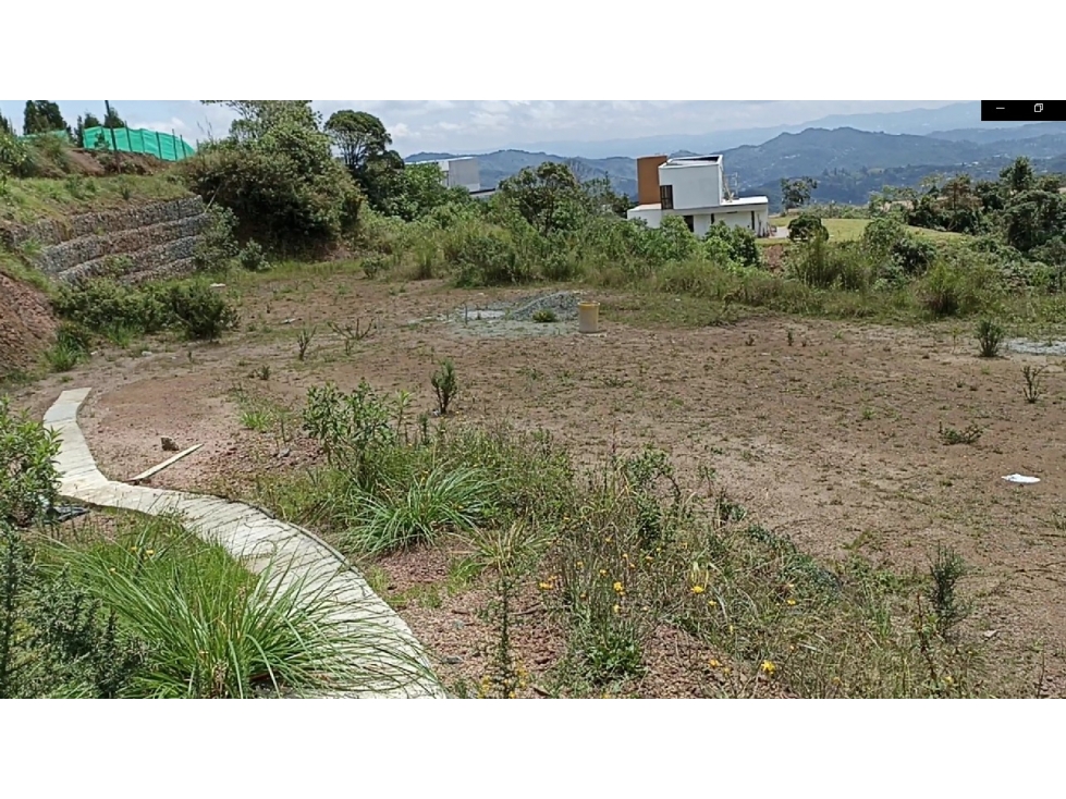 Venta Lote Envigado Alto del Escobero en Unidad con Zonas Comunes