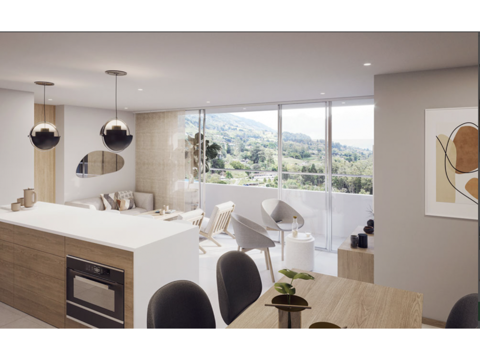 Venta Apartamento Estrenar La Estrella ENTRE PALMERAS en Obra Gris — foto 3
