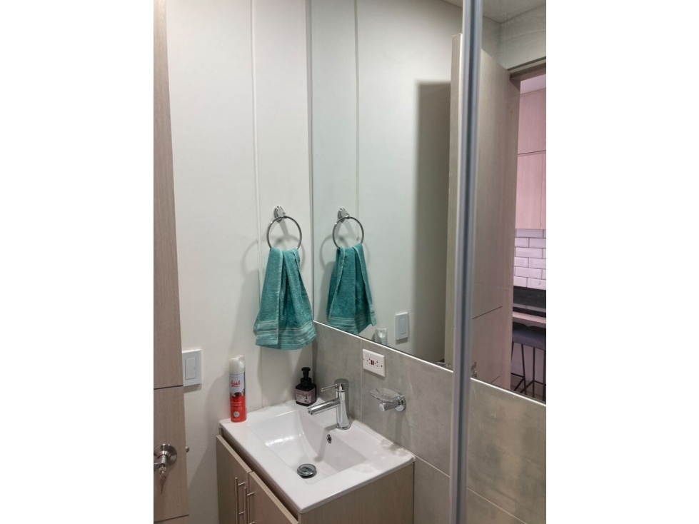 Arriendo nuevo apto estudio amoblado balcón coworking La Castellana-5 — foto 6