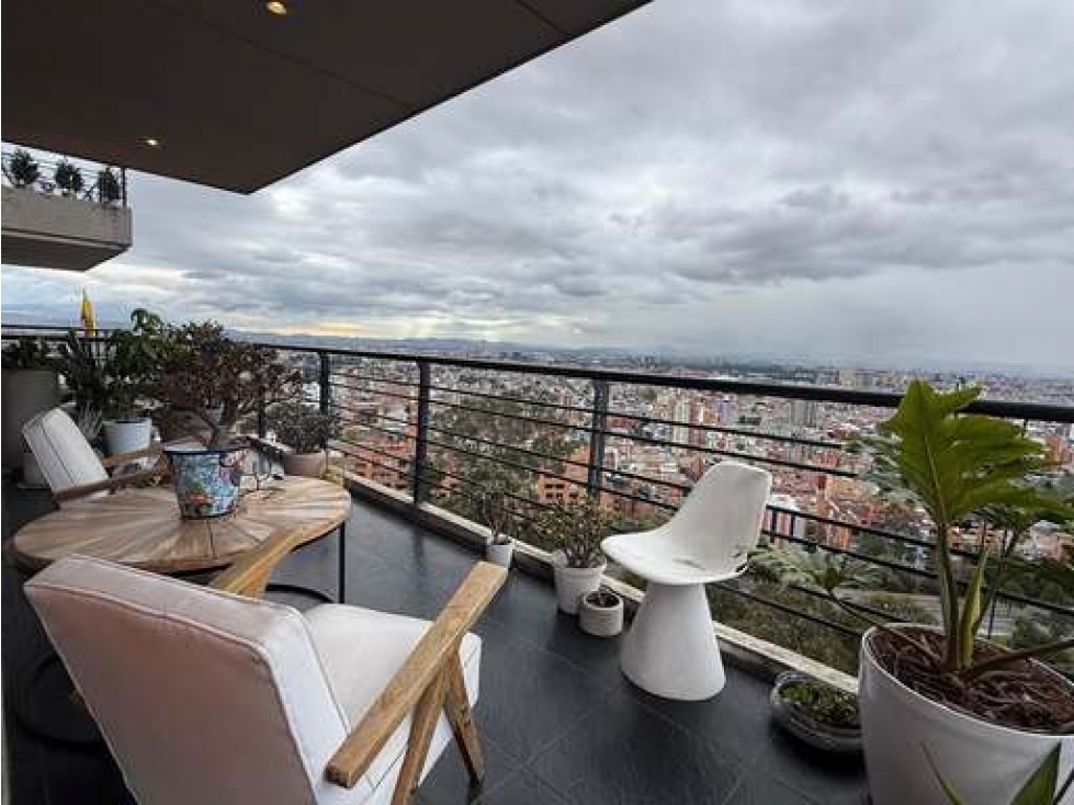 VENDO EXCLUSIVO APTO + TERRAZA VISTA 360° CHAPINERO ALTO -5