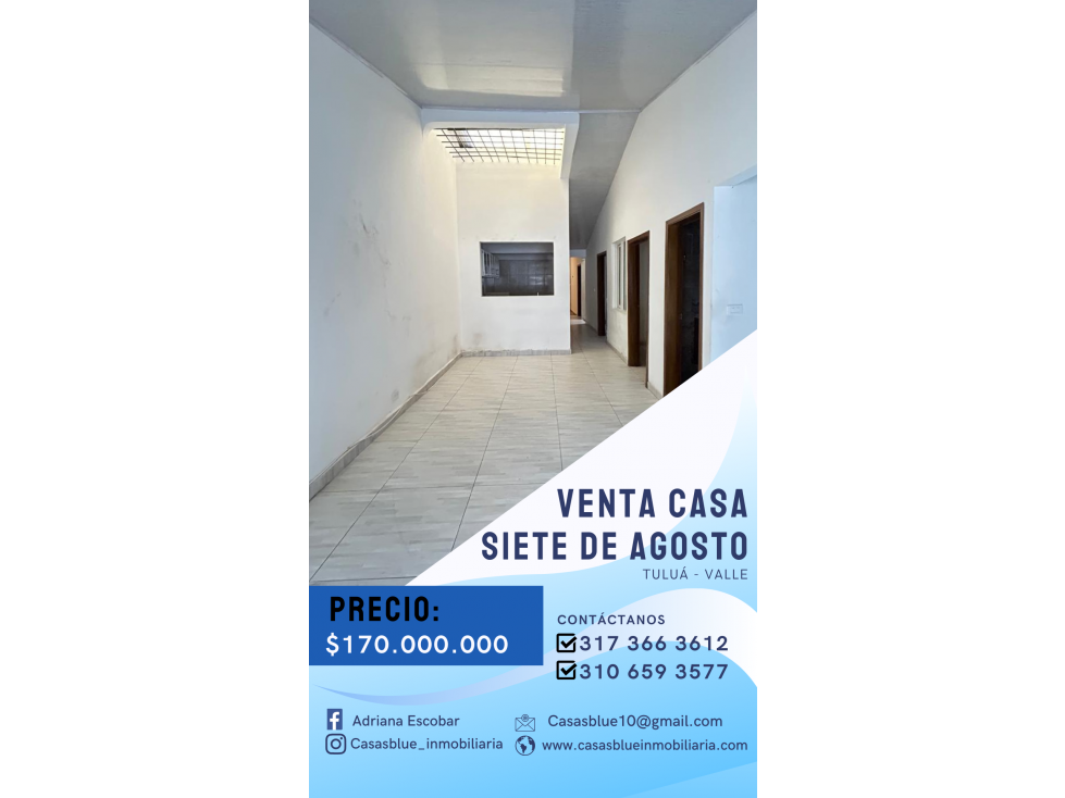 SE VENDE CASA PRIMER PISO BARRIO SIETE DE AGOSTO TULUÁ - VALLE — foto 3