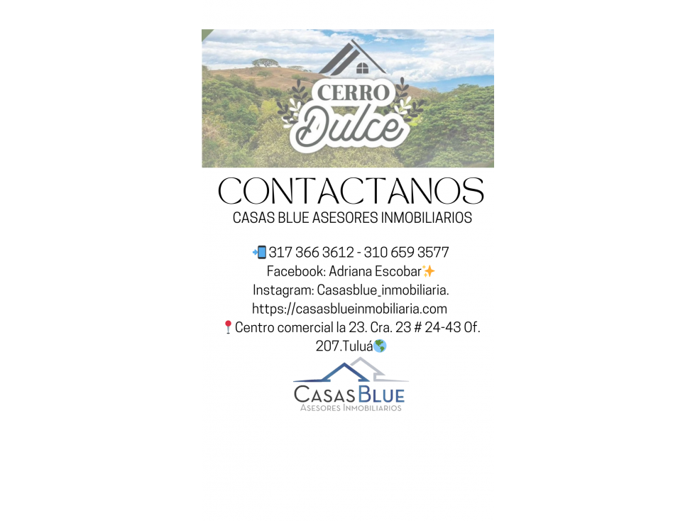 SE VENDE LOTE NO. 156 EN CONJUNTO CAMPESTRE CERRO DULCE. - 6