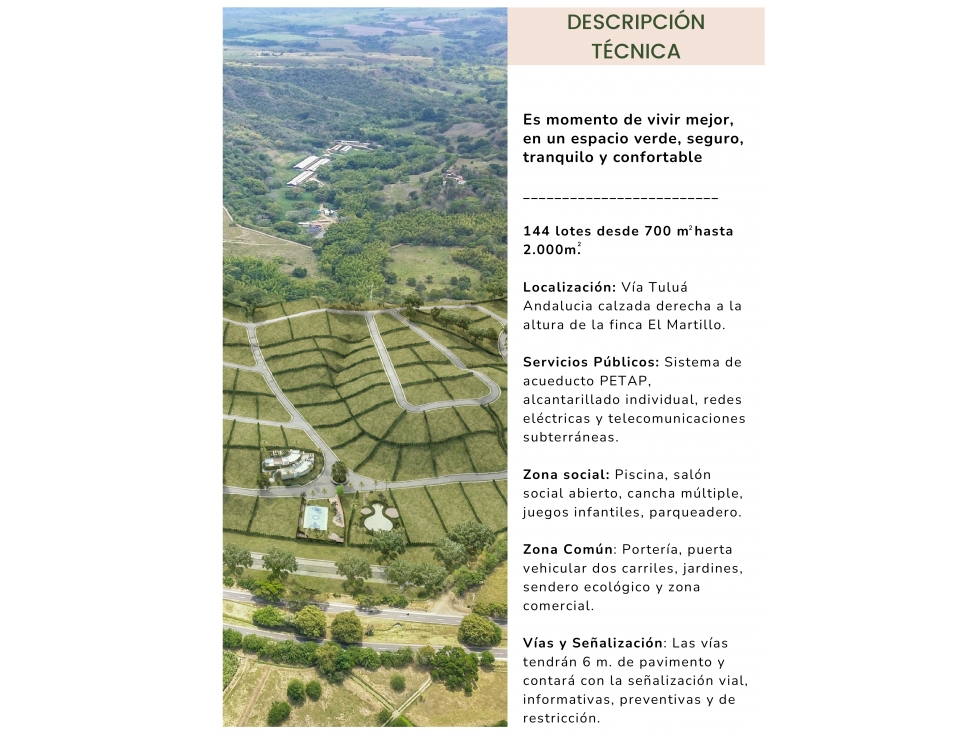SE VENDE LOTE PROYECTO LA FLORESTA - ubicada en el KM 2 vía Tulua - 6