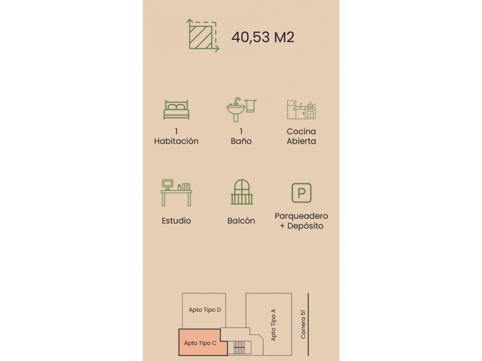 Pasadena venta apto $569MM 1h garaje — foto 6