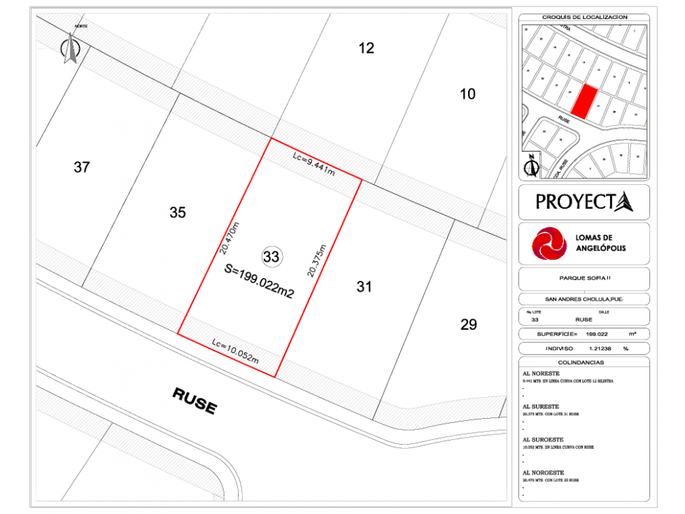 Lote En Venta Parque Sofia Lomas De Angelopolis - 4