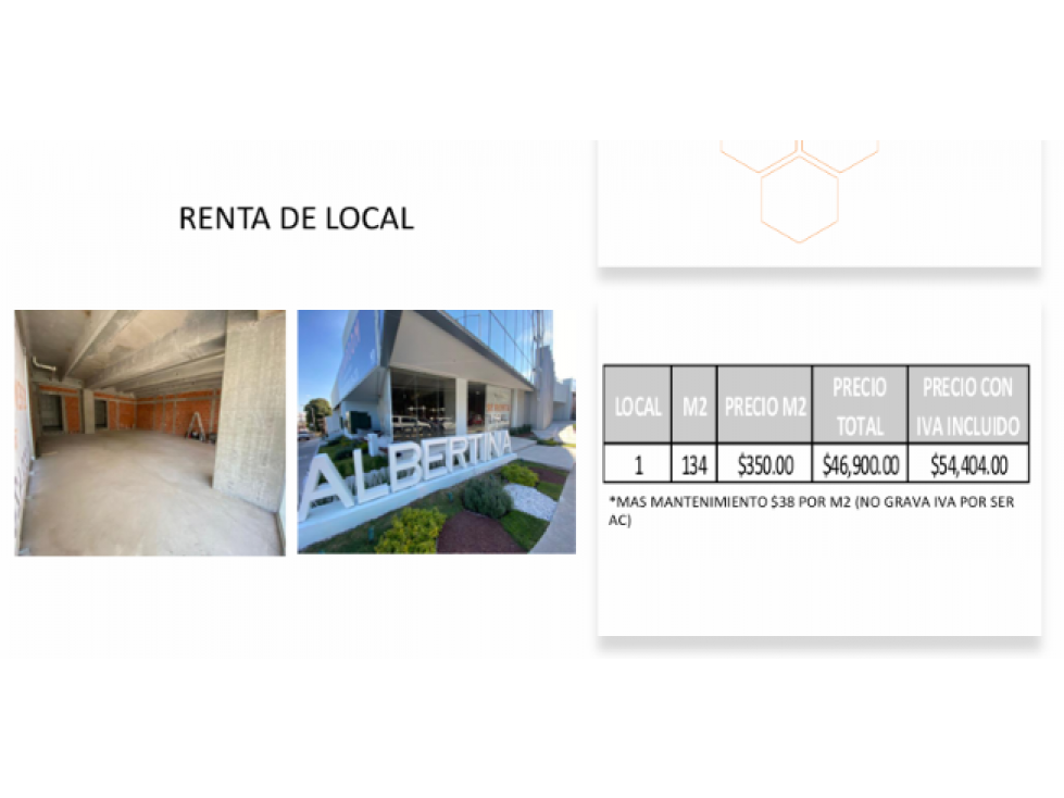 Local En Renta Torre Albertina, Col La Paz, Av Juarez - 6