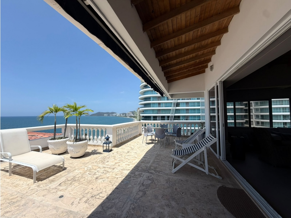 SE ARRIENDA APARTAMENTO PARA TEMPORADA EN SANTA MARTA 190M2 + TERRAZA — foto 3