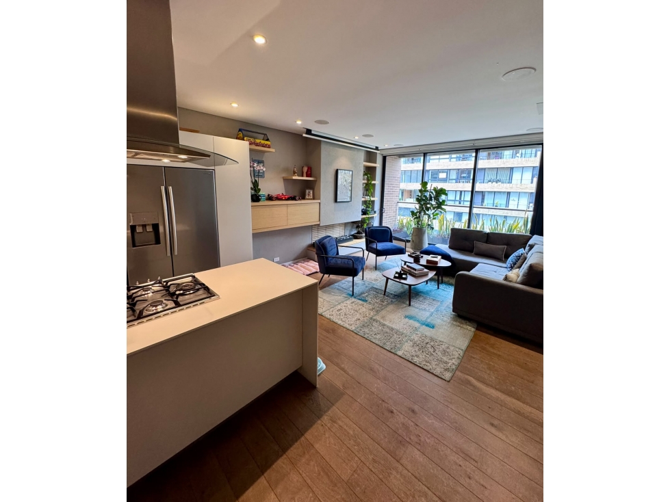 VENTA APARTAMENTO EXTERIOR EN EL VIRREY 86 MTS MAS BALCON — foto 2