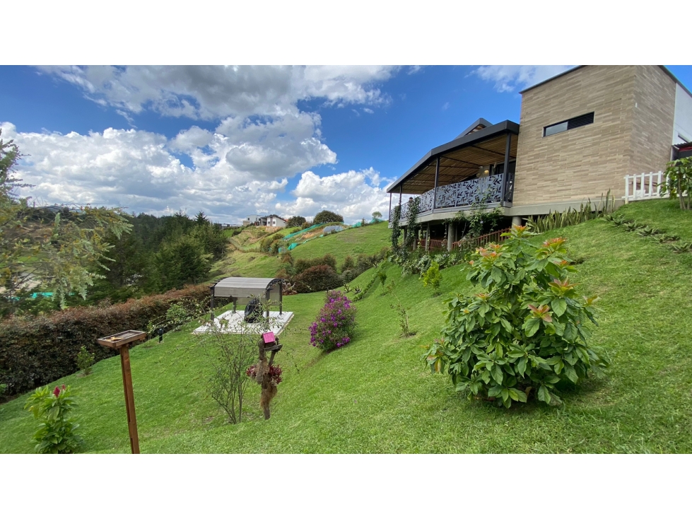 VENTA de CASA CAMPESTRE con vista, un nivel en EL RETIRO, OPORTUNIDAD — foto 3