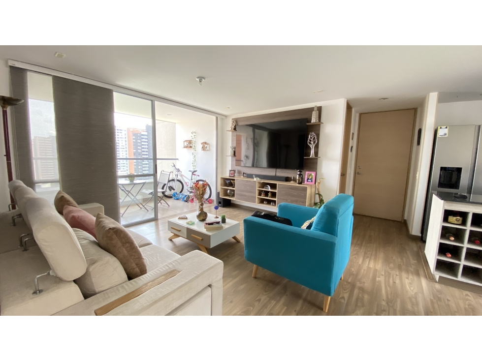 VENTA DE MODERNO APARTAMENTO EN CUMBRES - ENVIGADO. UNIDAD COMPLETA — foto 3