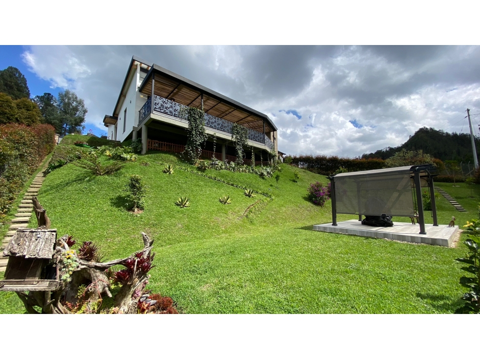 VENTA de CASA CAMPESTRE con vista, un nivel en EL RETIRO, OPORTUNIDAD — foto 2