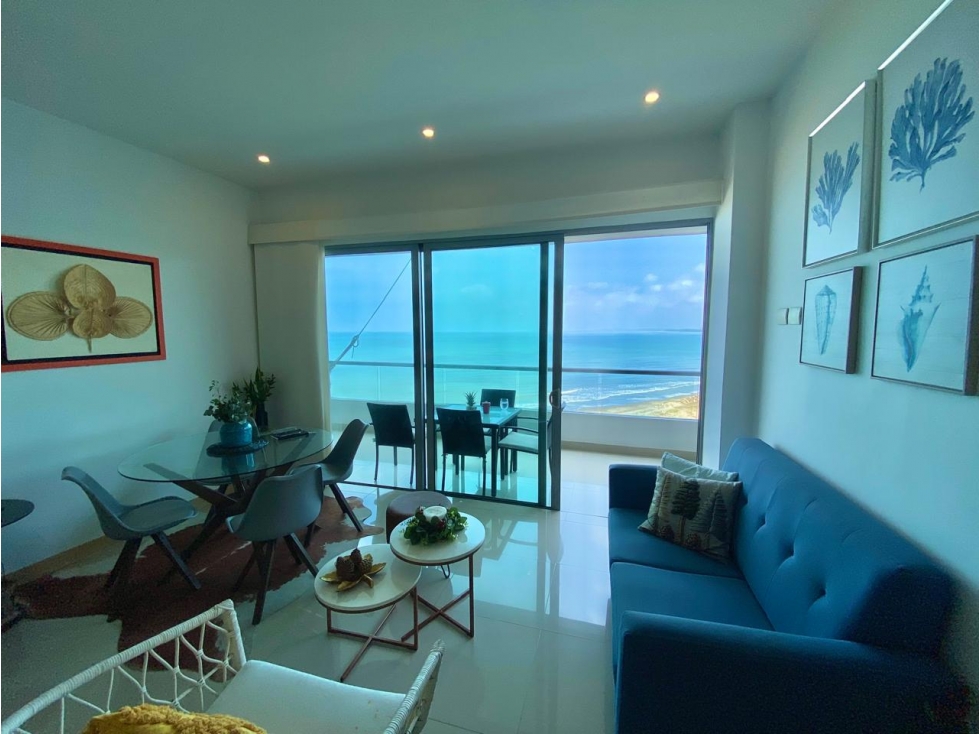 ARRIENDO APARTAMENTO EN PRIMERA LINEA AL MAR EN CRESPO CARTAGENA — foto 2
