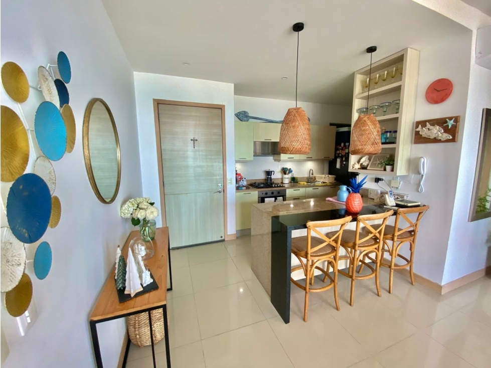 ARRIENDO APARTAMENTO EN PRIMERA LINEA AL MAR EN CRESPO CARTAGENA — foto 3
