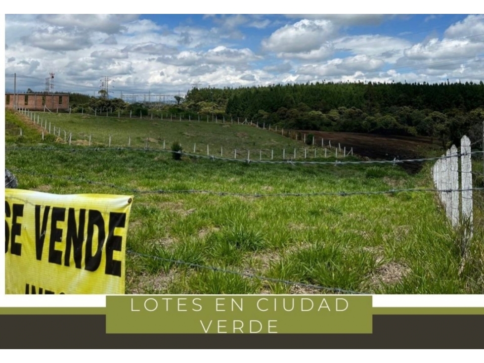 BROKER- LOTE PARA LA VENTA PARCELACION CIUDAD VERDE -POPAYAN
