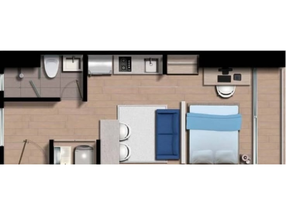 VENTA DERECHO APARTAESTUDIO EN OBRA GRIS BARRIO LA CASTELLANA — foto 2